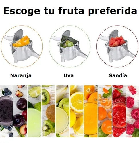 Exprimidor Metálico de Jugo de Fruta Saludable 🍊💪 Aprovecha la oferta + Envío Gratis / Últimas unidades