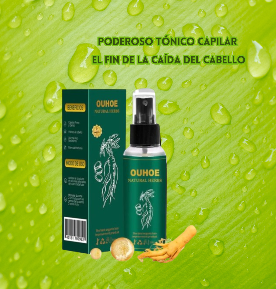 Ginseng Hair Tónic - ¡El fin de la caída del cabello! Envio gratis - Pagas al recibir